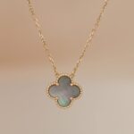 【Valleron Jewelry】CLOVER 15MM  GRAY MOTHER OF PEARL NECKLACE - Image 7