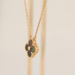 【Valleron Jewelry】CLOVER 15MM DIAMOND AND MOTHER-OF-GREY NECKLACE - Image 3