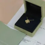 【Valleron Jewelry】CLOVER 15MM DIAMOND GOLD MOTHER OF PEARL NECKLACE - Image 2