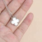 【Valleron Jewelry】CLOVER  15MM WHITE MOTHER-OF-PEARL SILVER - Image 4