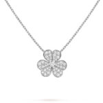 【Valeron Jewelry】CLOVER DIAMOND NECKLACE SILVER - Image 2