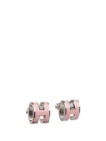 【Valeron Jewelry】MINI POP H SILVER EARRINGS PINK - Image 2