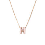 【Valleron Jewelry】POP H PEDANT PINK GOLD - Image 2