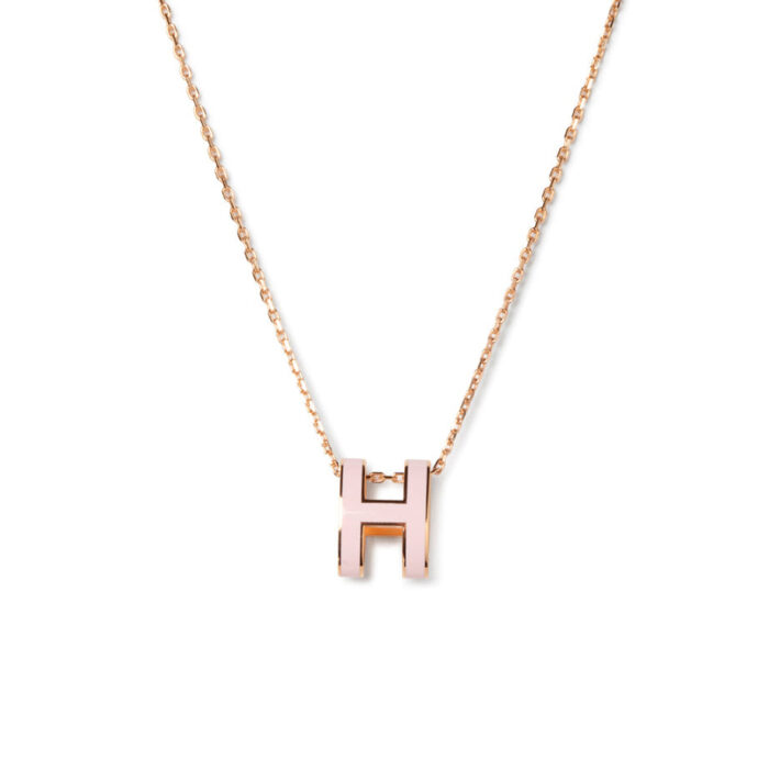 【Valleron Jewelry】POP H PEDANT PINK GOLD - Image 2