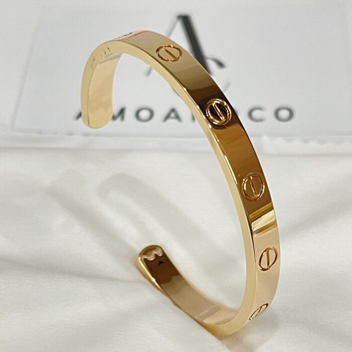 【Valleron Jewelry】LOVE BRACELET 6.1MM OPEN CUFF - Image 1