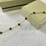 【Valeron Jewelry】CLOVER 6 MOTIF  ONYXS BRACELET - Image 4