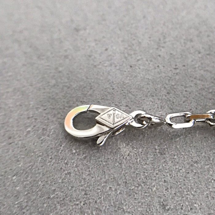 【Valleron Jewelry】CLOVER 5 MOTIF ONYXS DIAMOND BRACELET SILVER - Image 8