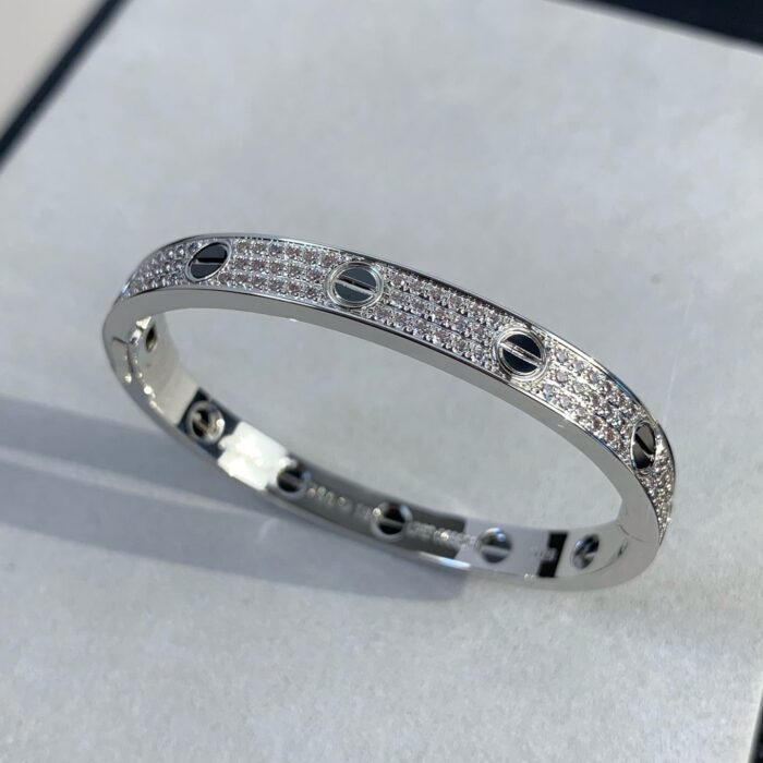 【Valeron Jewelry】LOVE BRACELET 6.1MM DIAMOND-PAVED CERAMIC - Image 7
