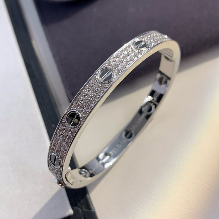 【Valeron Jewelry】LOVE BRACELET 6.1MM DIAMOND-PAVED CERAMIC - Image 8