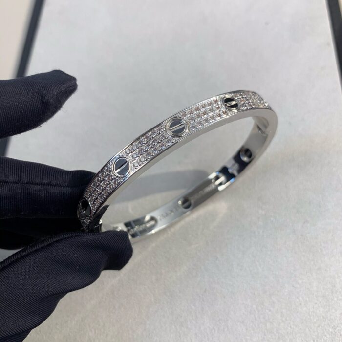 【Valeron Jewelry】LOVE BRACELET 6.1MM DIAMOND-PAVED CERAMIC - Image 9