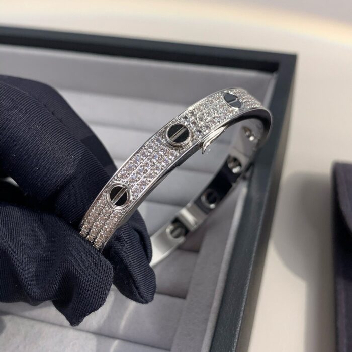 【Valeron Jewelry】LOVE BRACELET 6.1MM DIAMOND-PAVED CERAMIC - Image 10