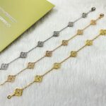 【Valeron Jewelry】CLOVER 6 MOTIF DIAMOND BRACELET - Image 9