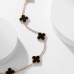 【Valleron Jewelry】CLOVER 10 MOTIFS ONYX NECKLACE - Image 16