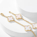 【Valleron Jewelry】CLOVER 10 MOTIFS WHITE MOTHER OF PEARL NECKLACE - Image 8