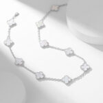 【Valleron Jewelry】CLOVER 10 MOTIFS WHITE MOTHER OF PEARL NECKLACE - Image 10