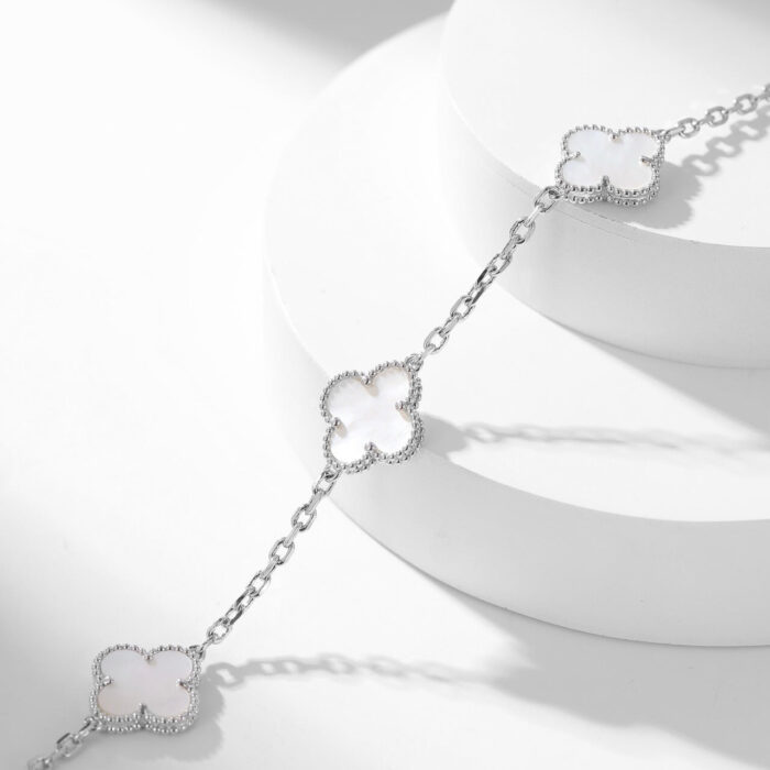 【Valleron Jewelry】CLOVER 10 MOTIFS WHITE MOTHER OF PEARL NECKLACE - Image 16