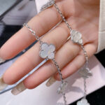 【Valleron Jewelry】CLOVER 10 MOTIFS WHITE MOTHER OF PEARL NECKLACE - Image 17
