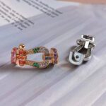 【Valeron Jewelry】FORC LARGE HORSESHOE  COLORED DIAMOND BRACELET SILVER - Image 18