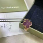 【Valeron Jewelry】CLOVER  PURPLE VIOLET RING - Image 2