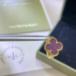 【Valeron Jewelry】CLOVER  PURPLE VIOLET RING