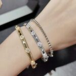 【Valerone Jewelry】CLOVER BRACELET 4MM DIAMONDS - Image 4