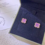 【Valeron Jewelry】CLOVER MINI 9.5MM  PURPLE VIOLET EARRINGS - Image 2