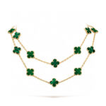 【Valeron Jewelry】CLOVER 20 MOTIFS MALACHITE GOLD