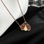 【Valleron Jewelry】LUCKY  CARNELIANS LADYBUG NECKLACE - Image 5