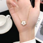 【Valleron Jewelry】LUCKY WHITE MOP PLUM BLOSSOM  BRACELET - Image 4