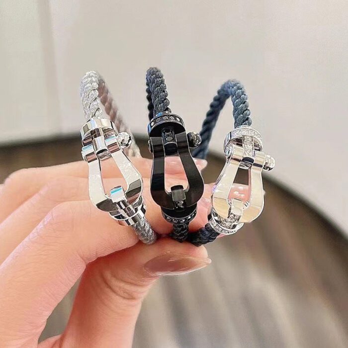 【Valeron Jewelry】FORCE LARGE HORSESHOE FULL DIAMOND BRACELET GOLD - Image 15