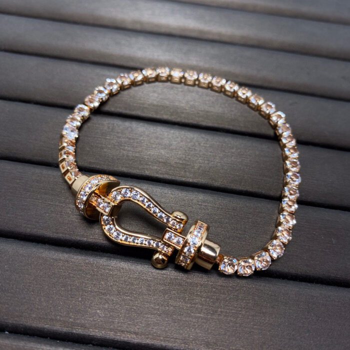 【Valeron Jewelry】FORCE  HORSESHOE  DIAMOND TENNIS BRACELET - Image 6