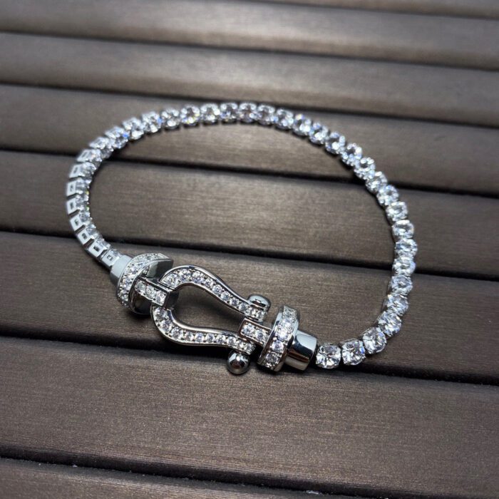 【Valeron Jewelry】FORCE  HORSESHOE  DIAMOND TENNIS BRACELET - Image 7