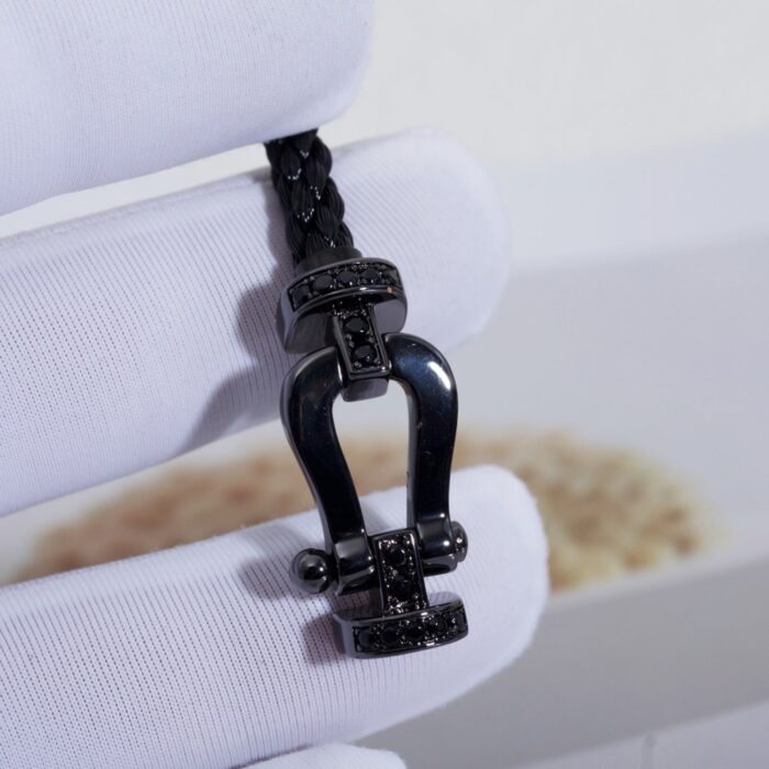 【Valeron Jewelry】FORCE LARGE SERIES HORSESHOE BLACK SAMURAI BRACELET - Image 11
