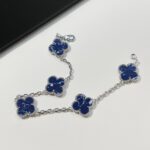 【Valleron Jewelry】CLOVER 5 MOTIF PIETERSITE SILVER BRACELET - Image 3