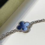 【Valleron Jewelry】CLOVER 5 MOTIF PIETERSITE SILVER BRACELET - Image 5