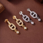 【Valeron Jewelry】HM CHAINE DIAMOND EARRINGS