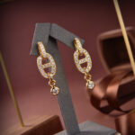 【Valeron Jewelry】HM CHAINE DIAMOND EARRINGS - Image 5