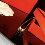 【Valleron Jewelry】H WHITE SQUARE GOLD NECKLACE - Image 3