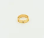 【Valeron Jewelry】LOVE RING 5.5MM 3 DIAMONDS GOLD - Image 2