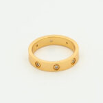 【Valerone Jewelry】LOVE RING 3.6MM 8 DIAMONDS - Image 4