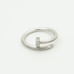 【Valeron Jewelry】JUSTE RING 1.8MM SILVER DIAMONDS - Image 3