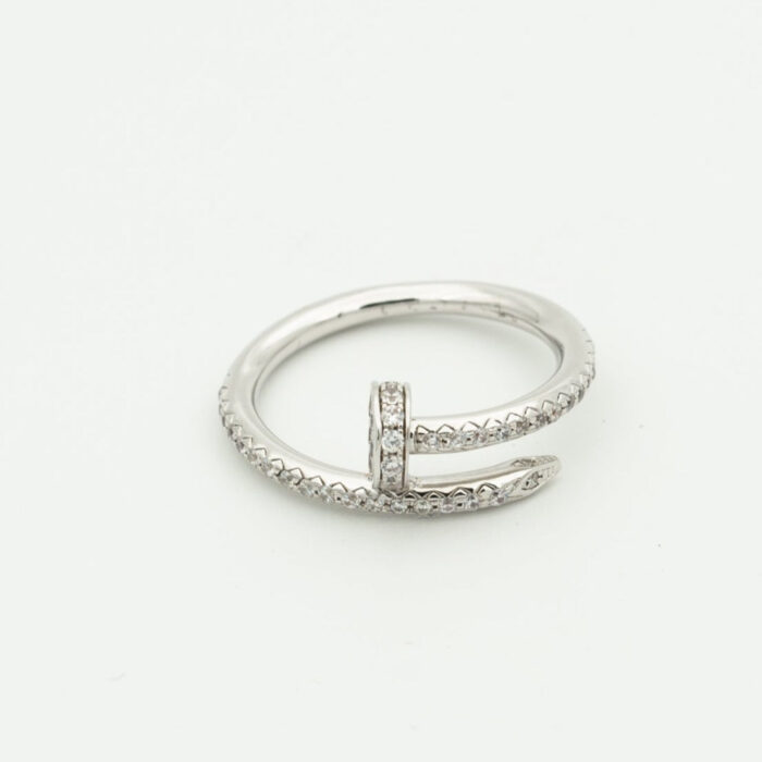 【Valeron Jewelry】JUSTE RING 1.8MM SILVER DIAMONDS - Image 3