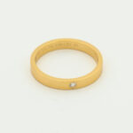 【Valeron Jewelry】LOVE RING 4MM 1 DIAMOND - Image 2