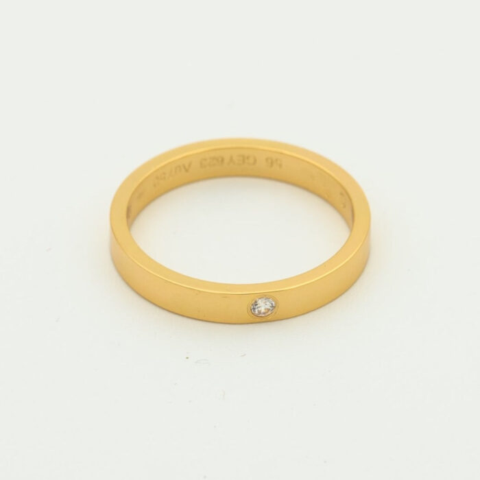 【Valeron Jewelry】LOVE RING 4MM 1 DIAMOND - Image 2