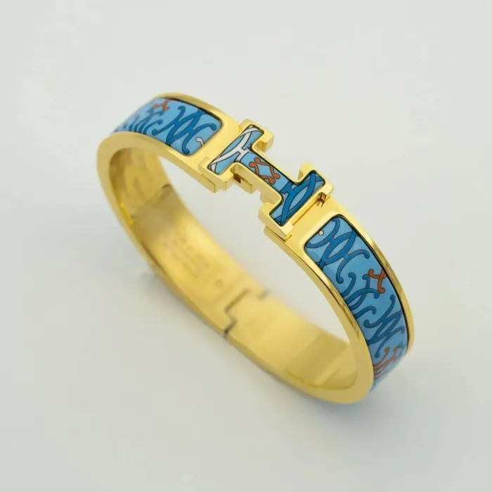 【Valeron Jewelry】H BRACELET BLUE MULTICOLOR - Image 1