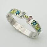 【Valeron Jewelry】H BRACELET BEIGE MULTICOLOR - Image 5
