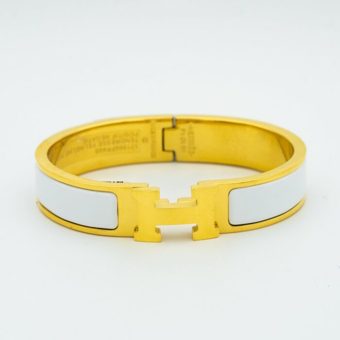 【Valeron Jewelry】H WHITE BRACELET - Image 4