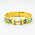【Valeron Jewelry】H BRACELET BEIGE MULTICOLOR - Image 3