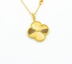 【Valeron Jewelry】CLOVER 25MM PEDANT NECKLACE GOLD - Image 4