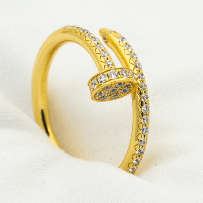 【Valeron Jewelry】JUSTE RING 1.8MM GOLD DIAMONDS - Image 1